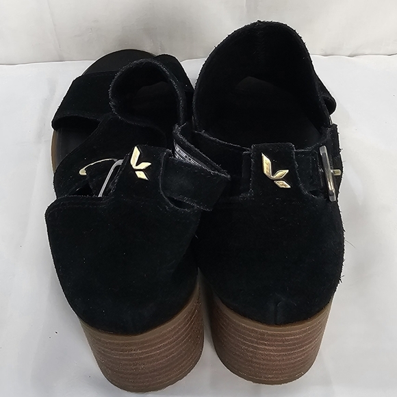 Koolaburra by UGG Kaiah Black Suede Block Heel Sandals Size 8 - Picture 5 of 11